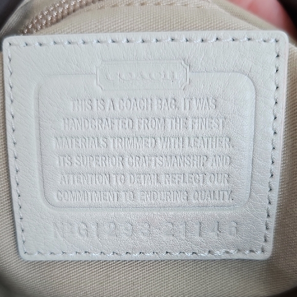 Coach 2012 NWT Tattersall Wool Leather Shoulder Bag - Picture 10 of 12